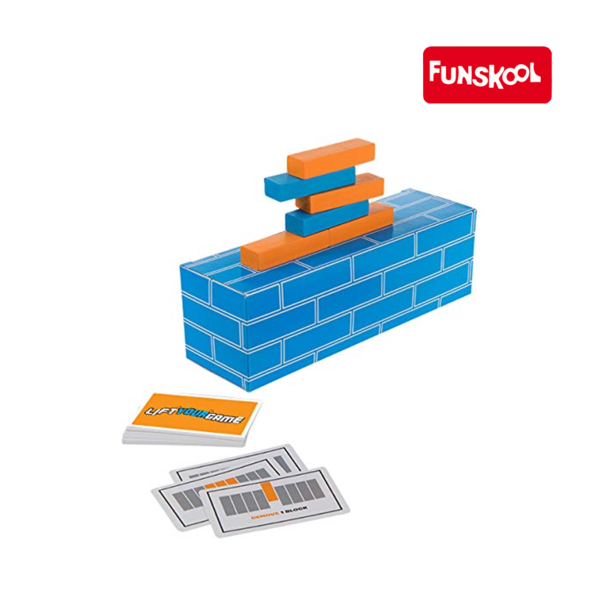 Funskool Building Blocks Game, Ages 8+ (Damaged Box)