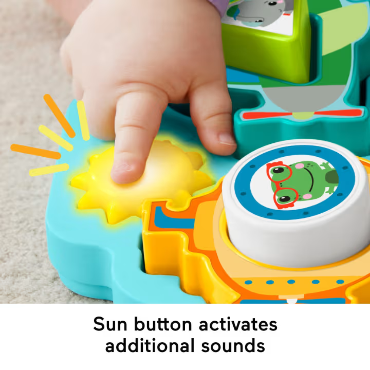 Fisher Price HRP31 Vehicle Puzzle Sorting Toy with Shapes & Sounds, Ages 9m+ (Damage Box)
