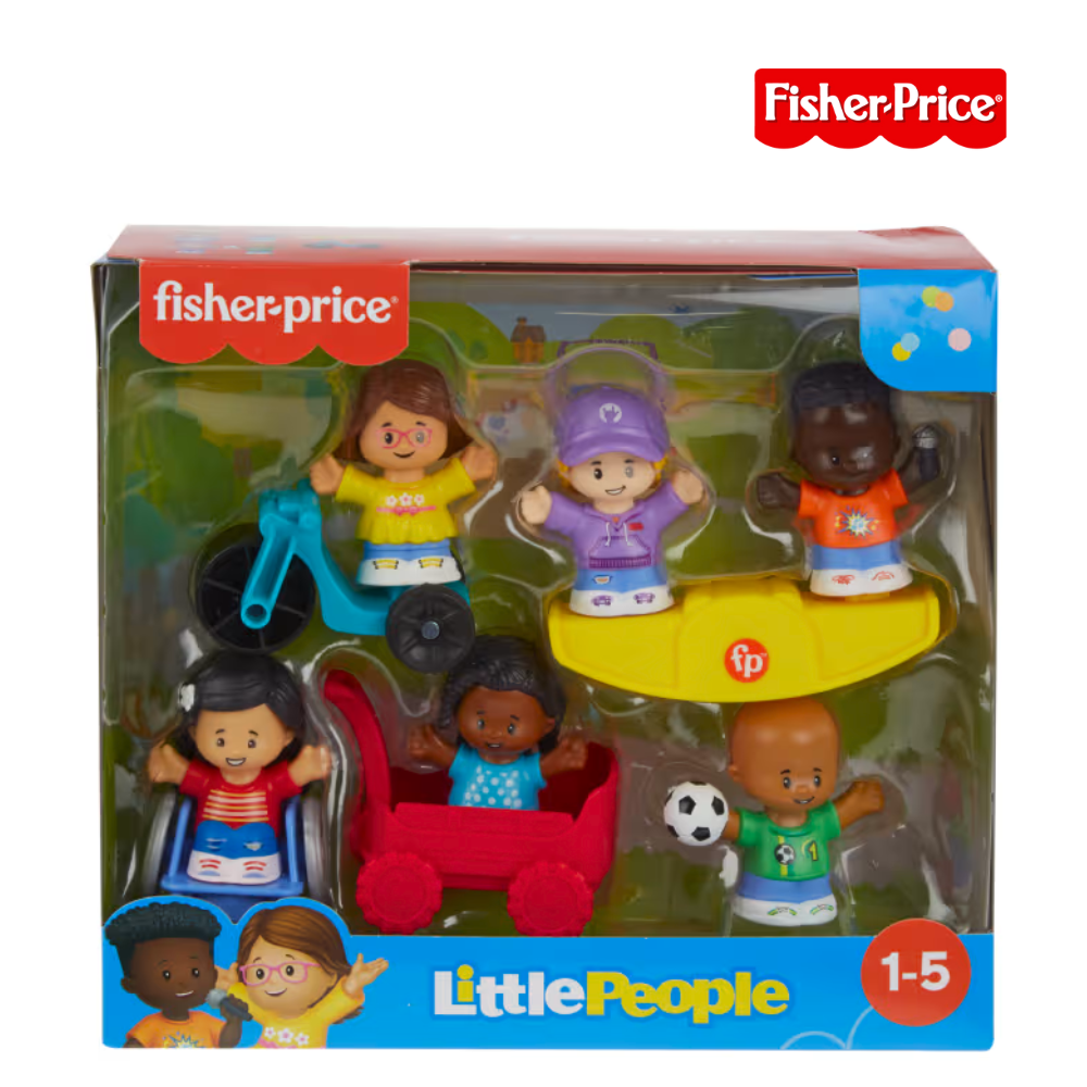 Fisher Price HXH06 Little People Play For All Figure And Accessory Pack, Ages 1y+ (Damage Box)