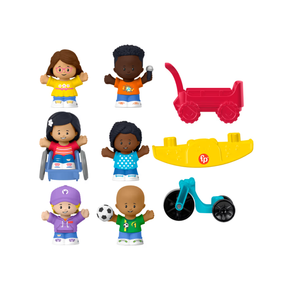 Fisher Price HXH06 Little People Play For All Figure And Accessory Pack, Ages 1y+ (Damage Box)
