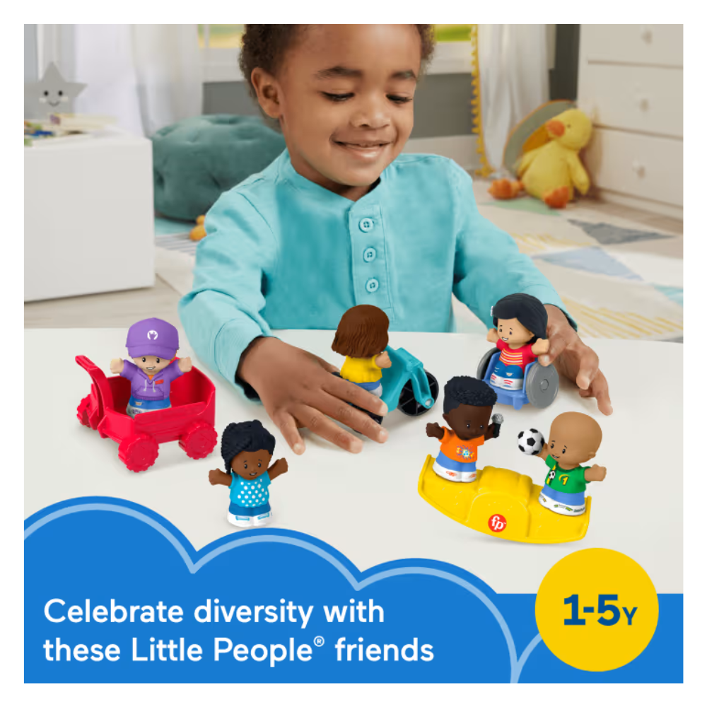 Fisher Price HXH06 Little People Play For All Figure And Accessory Pack, Ages 1y+ (Damage Box)