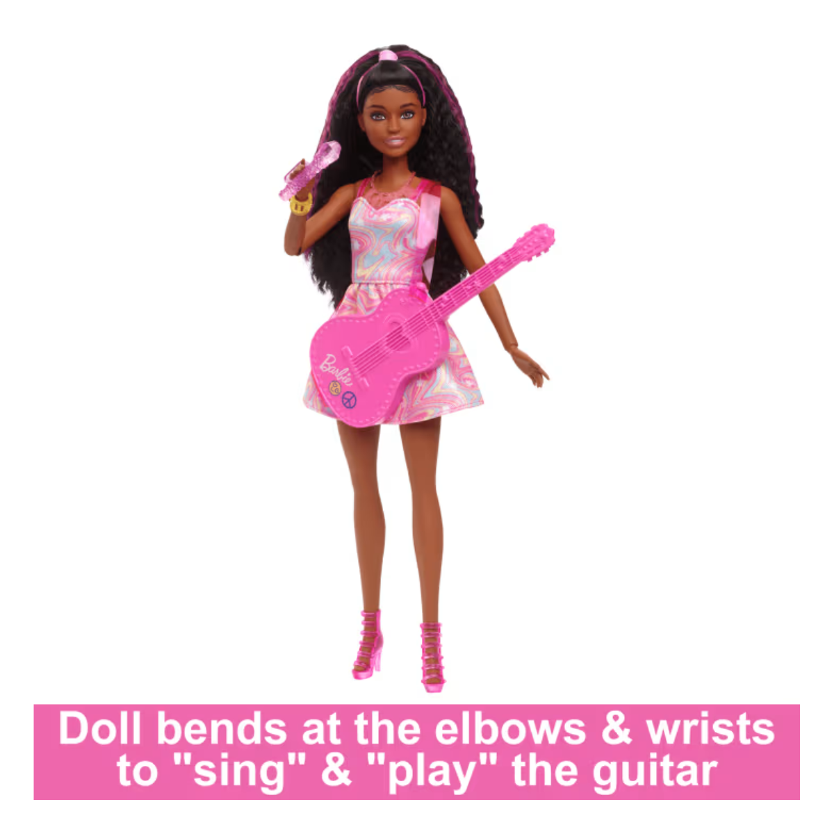 Barbie HRG43 65th Anniversary Careers Pop Star Doll & 10 Accessories, Ages 3+ (HRG41) (Damage Box)