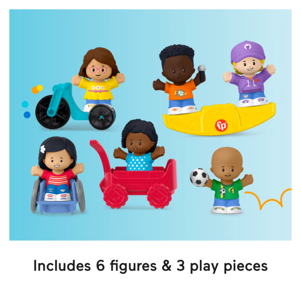 Fisher Price HXH06 Little People Play For All Figure And Accessory Pack, Ages 1y+ (Damage Box)