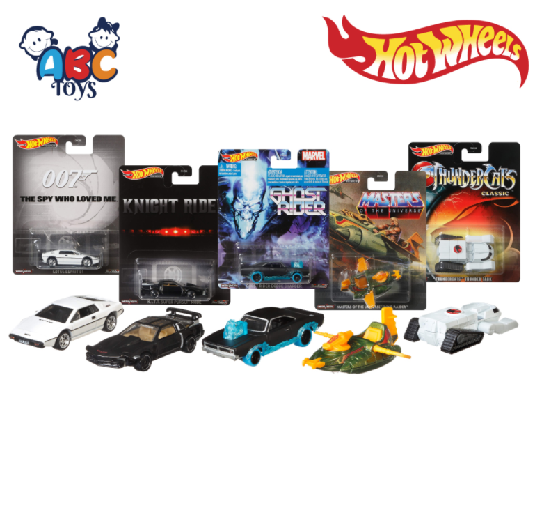 Hot Wheels DMC55 Entertainment Car 1Pcs Random., Ages 3+ (Damage Box)