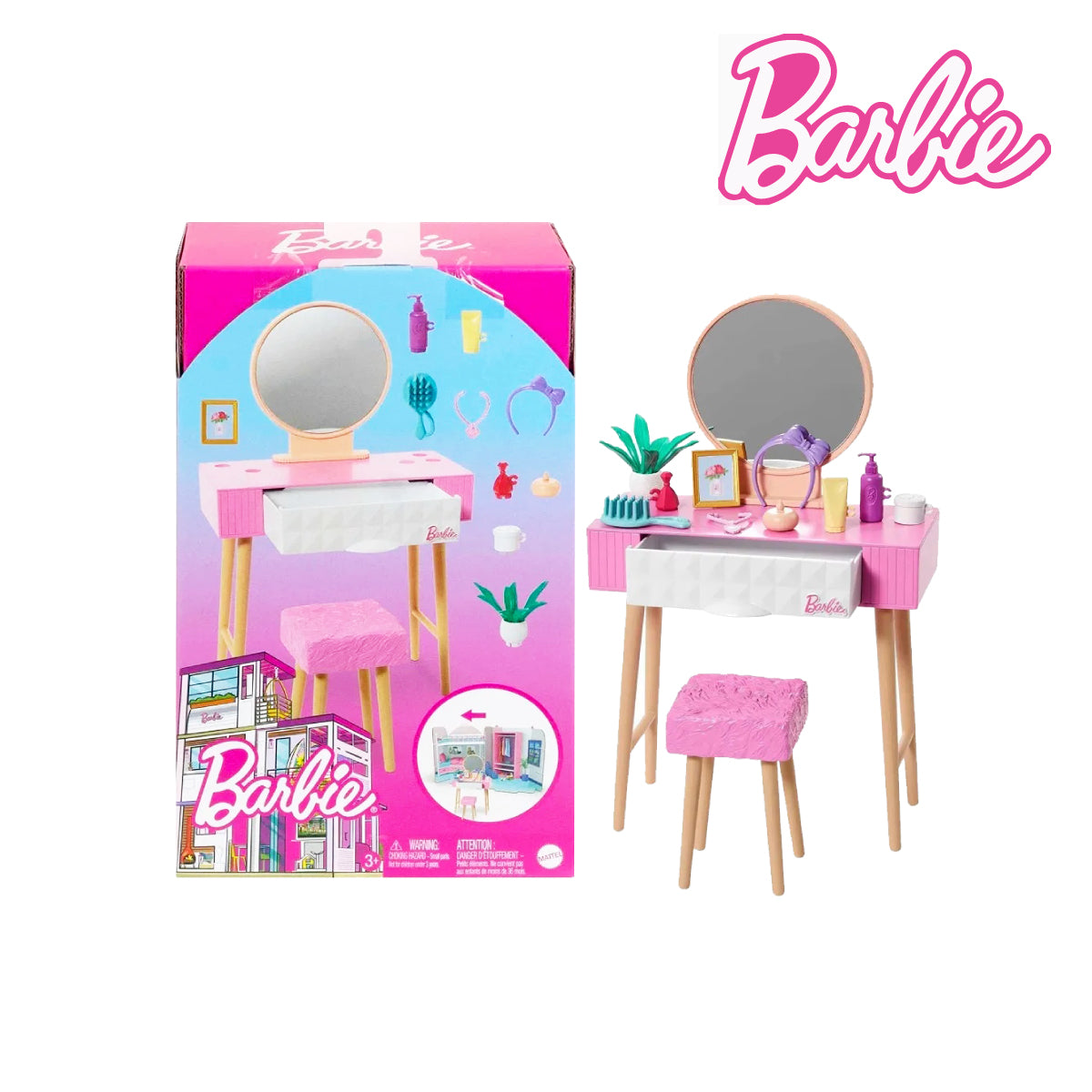 Walmart Barbie Furniture Barbie HJV32 Furniture And Accessory Pack