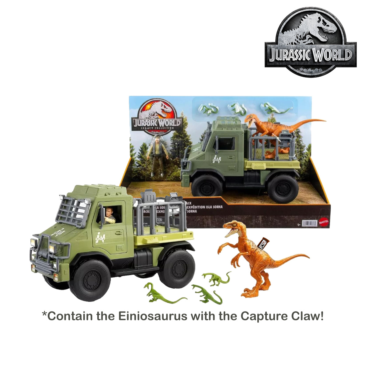 Jurassic World HTP63 Legacy Collection Dinosaur Expedition Pack Toy for Ages 4 and Up