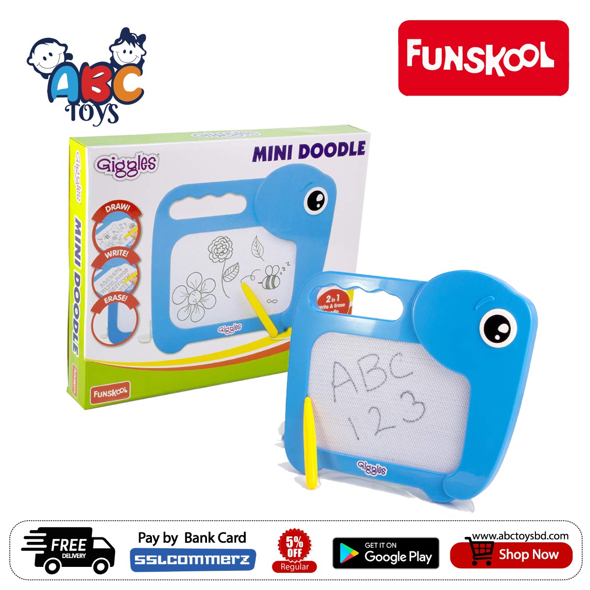Funskool Mini Doodle ABC TOYS funskool-mini-doodle-abc-toys