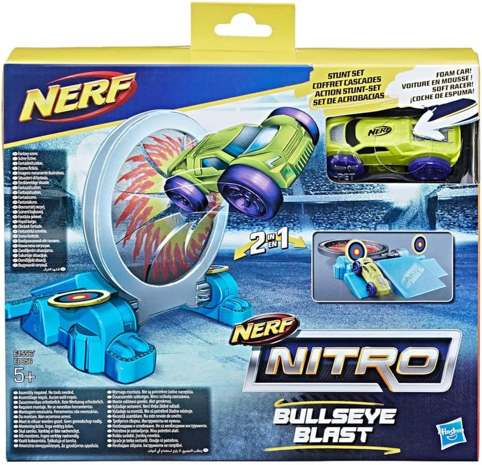 HASBRO NERF Nitro Double Action Stunt Car ABC, Age 5+ (Damage Box)