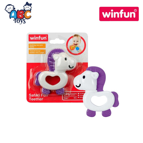 Winfun 000168 Safari Fun Teether - Pony, Age 0+