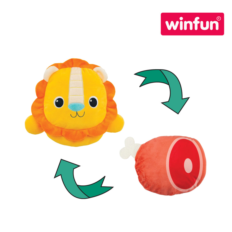 Winfun 000254 Surprise Puppet Flip – Lion (DAMAGED BOX)