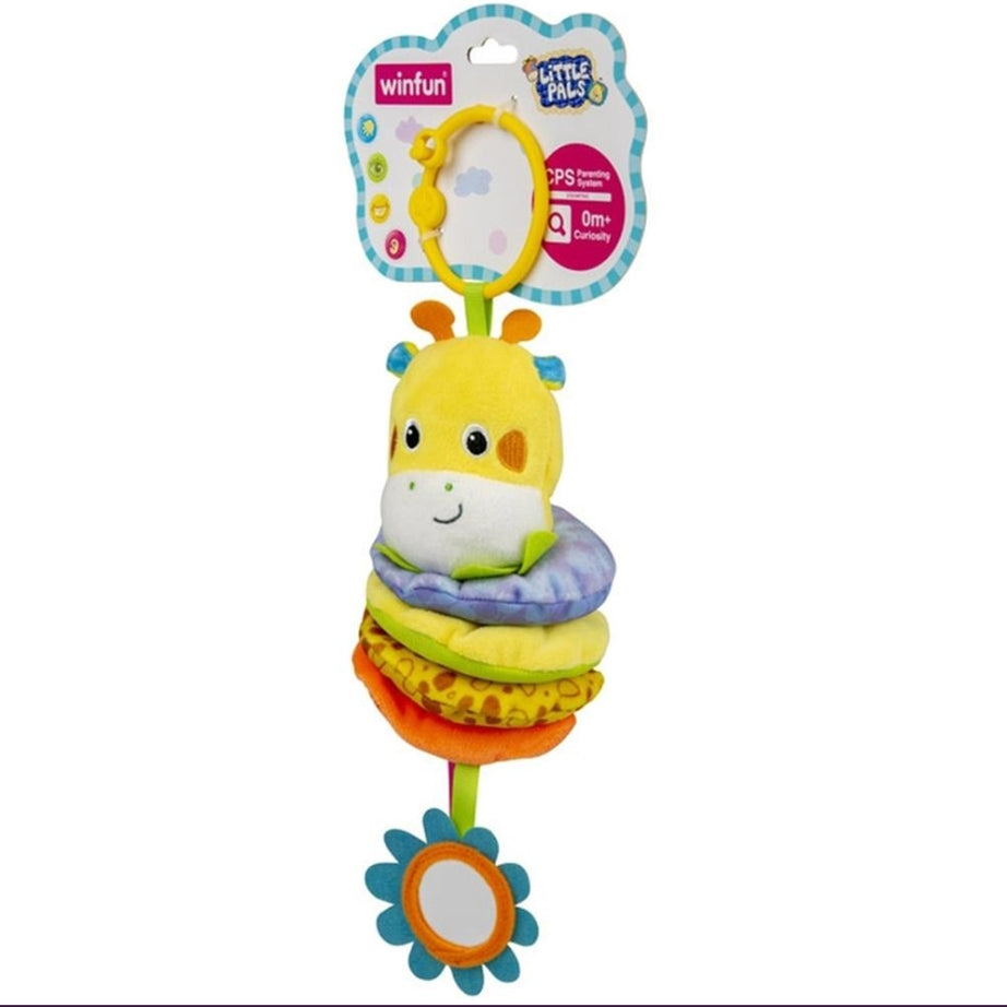 Winfun 000263 Pull 'N Shake Pal - Giraffe, Age 0+ (Damage Box)