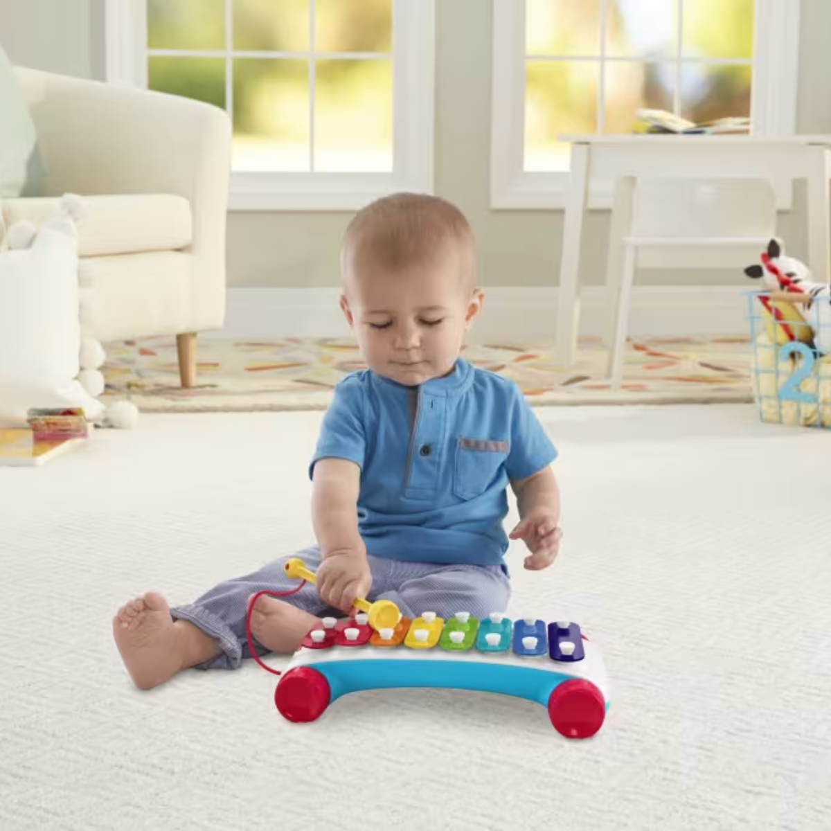 Fisher Price CMY09 Classic Xylophone, Ages 18m+ (Damaged Box)