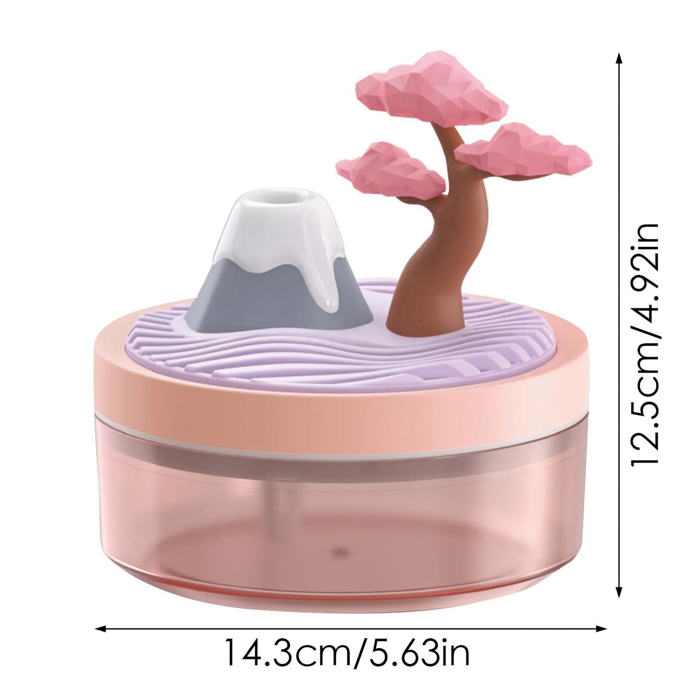 Toybliss Portable Cute Plant & Landscape Mini Air Humidifier (GL602), Ages 3+