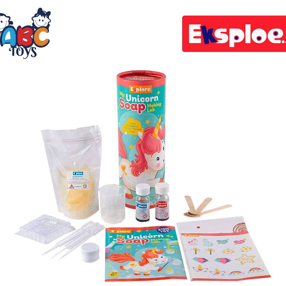 EKSPLOE 13031 My Unicorn Soap Making, Ages 3+