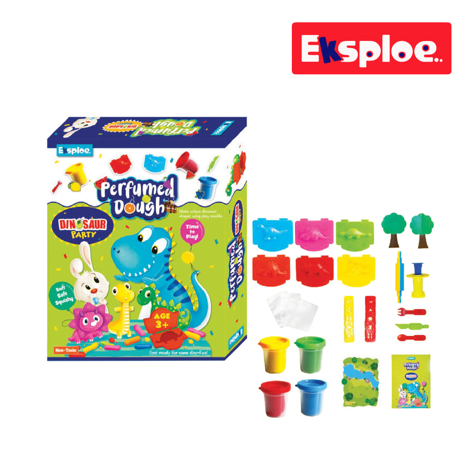 EKSPLOE 13044 Dinosaur Party, Ages 3+ (Damage Box)