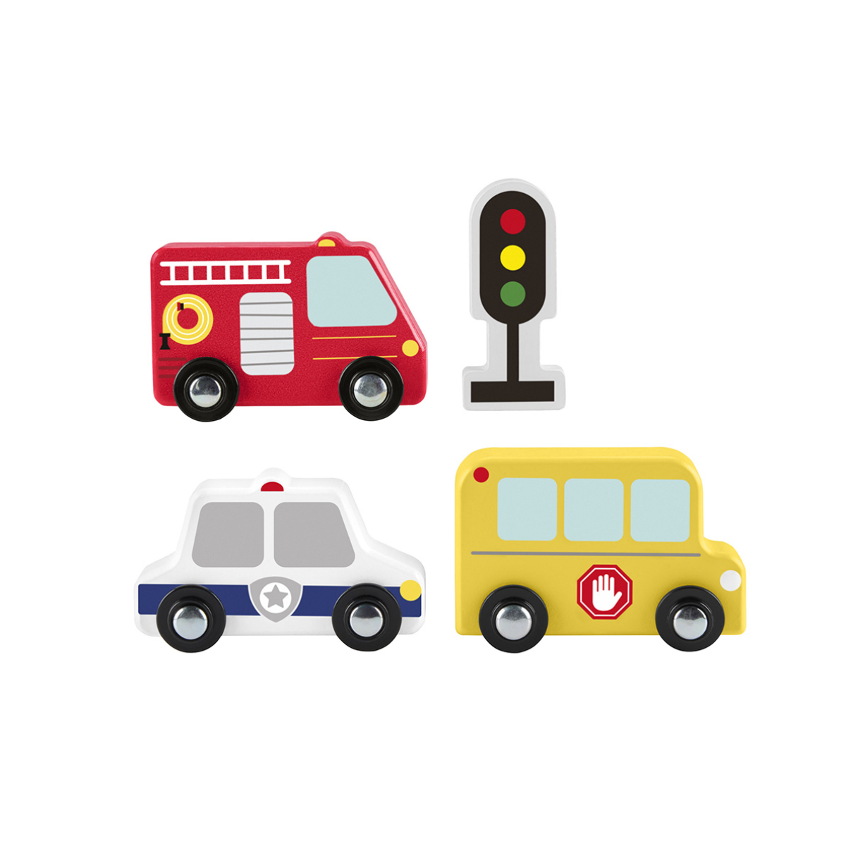 Fisher Price JCY32 Wooden Vehicle Pack, Ages 2+