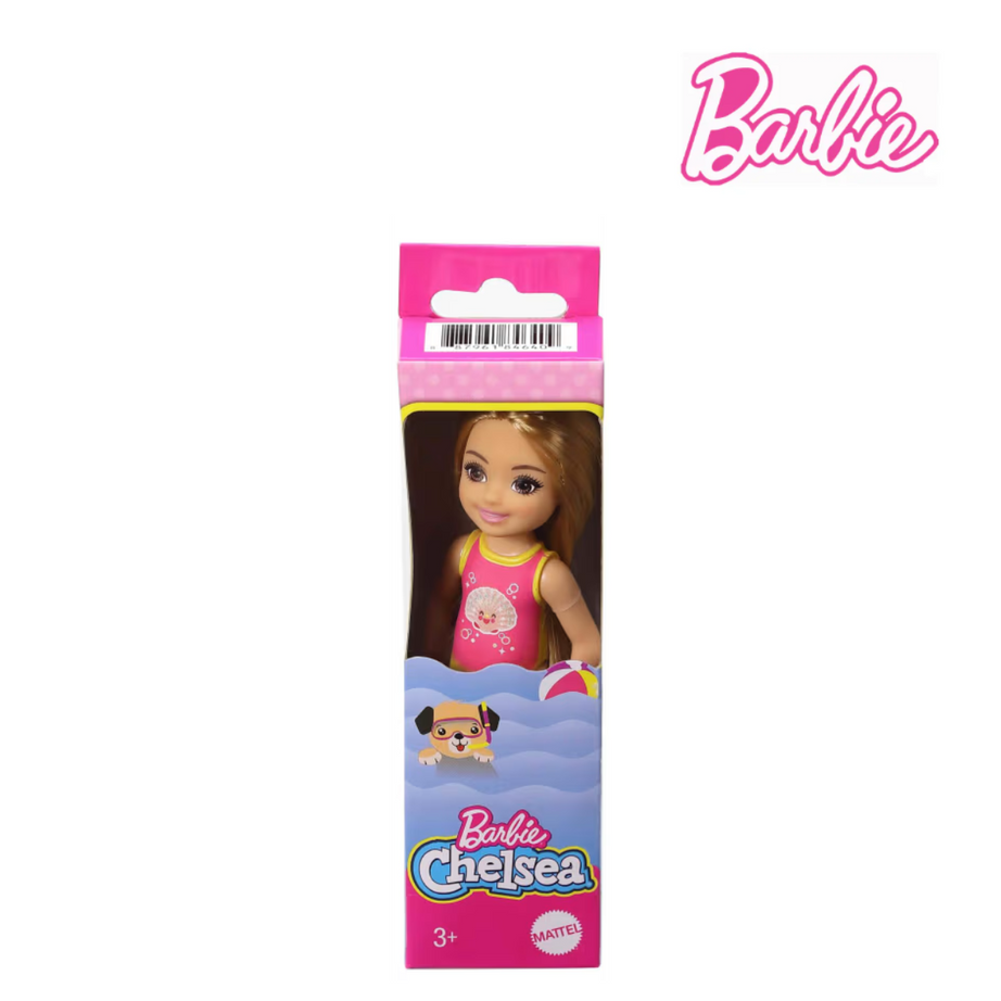 Barbie GLN73 Chelsea Vacation Dolls Ass, Ages 3+