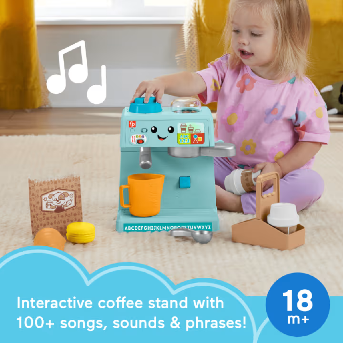 Fisher Price HTW96 Coffee Cafe, Ages 18m+