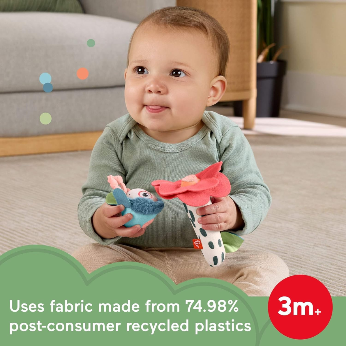 Fisher Price HYR56 Shake 'N Rattle Baby Toys Planet, Ages 3m+