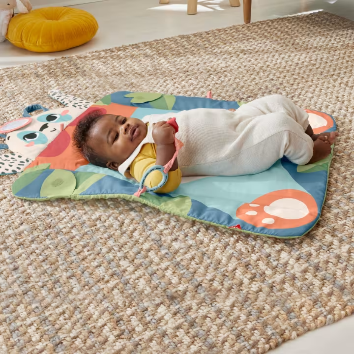 Fisher Price HKD65 Roly Poly Panda Play Mat, Ages 0m+