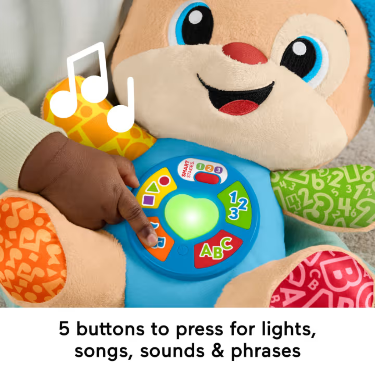 Fisher Price JCT10 Laugh & Learn Smart Stages Sis Blue Plush, Ages 6m-36m