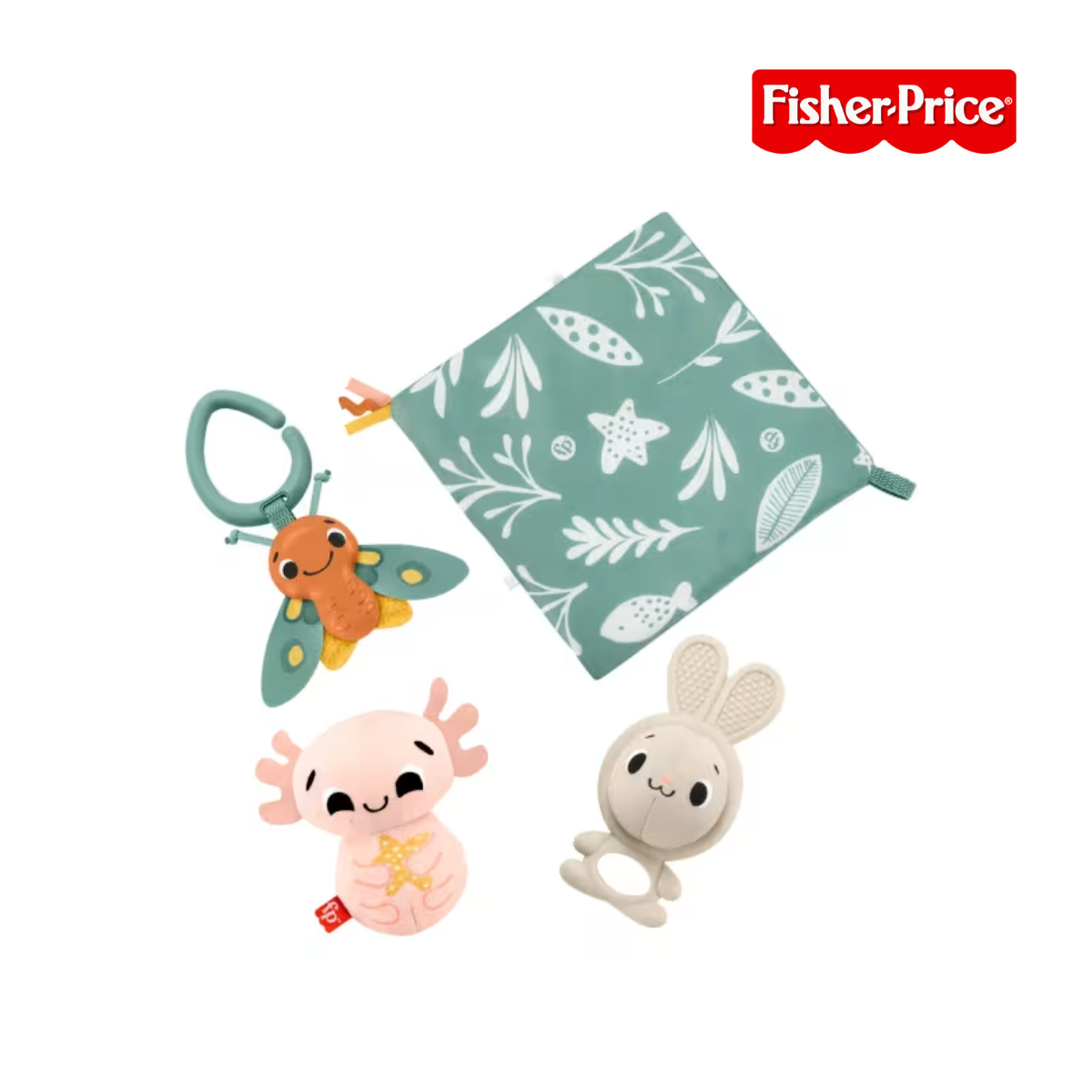 Fisher Price HRB17 Senses 4pcs Gift Set, Ages 0m+