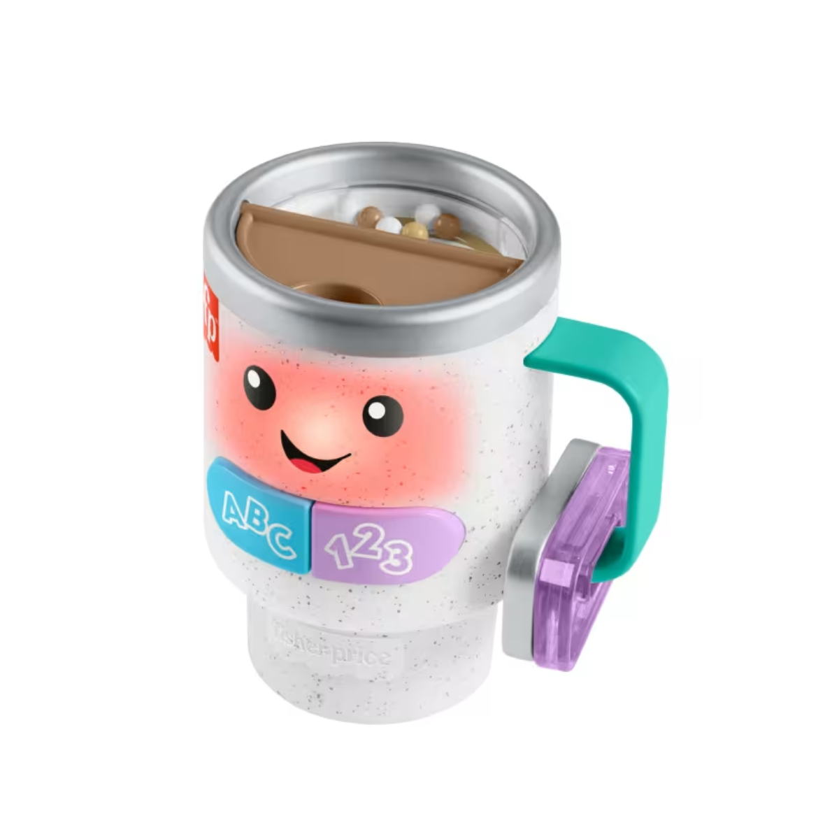 Fisher Price HRP35 Laugh & Learn Wake Up & Learn Coffee Mug, Ages 6m-36m
