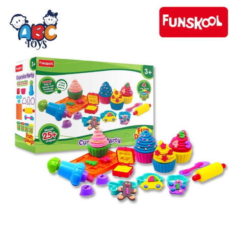 Funskool 1730600 F Dough Cup Cake Party, Age 3+ (Damage Box)