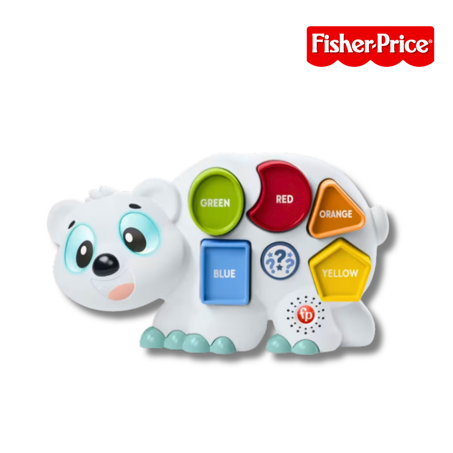Fisher Price HFT75 Linkimals Puzzlin' Shapes Polar Bear, Ages 18m+ (Damaged Box)