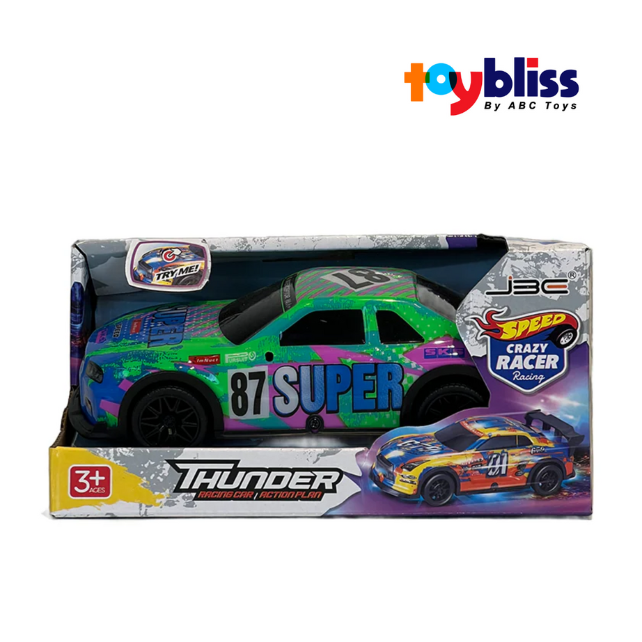 Toybliss JBE 1:20 Thunder Racing Car B/0 (JU688-25), Ages 3+ (F40) (Damage Box)