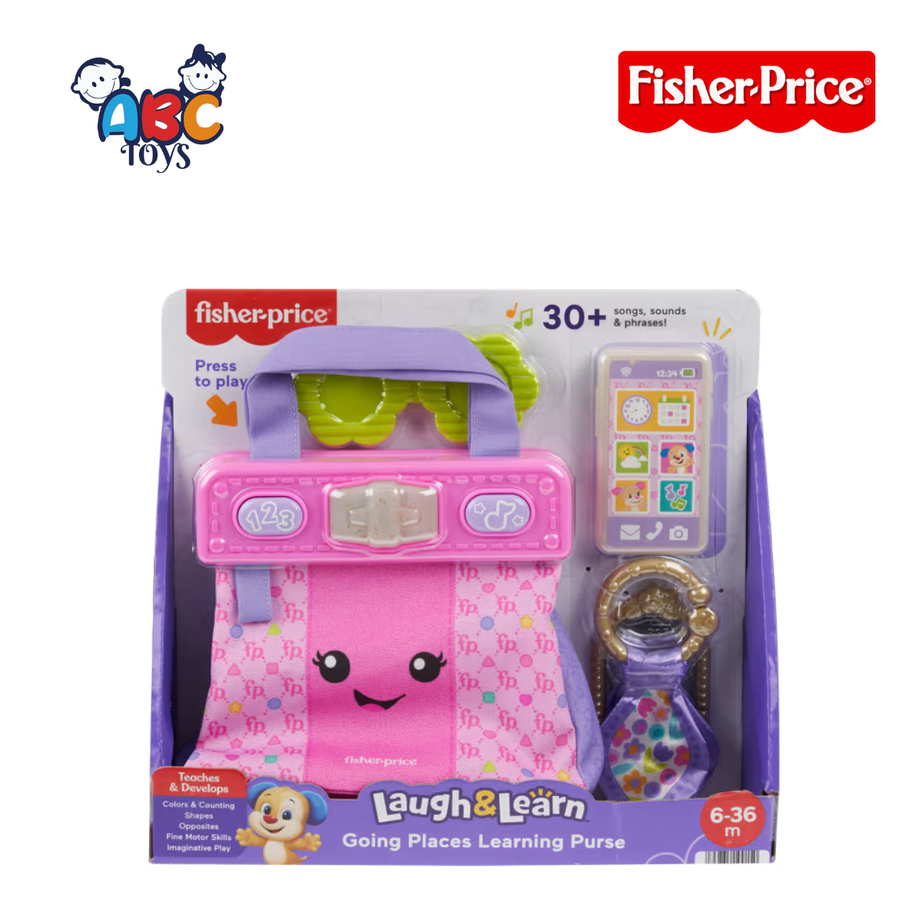 Fisher Price HTW89 Laugh & Learn Going Places Learning Purse, Ages 6m - 36m