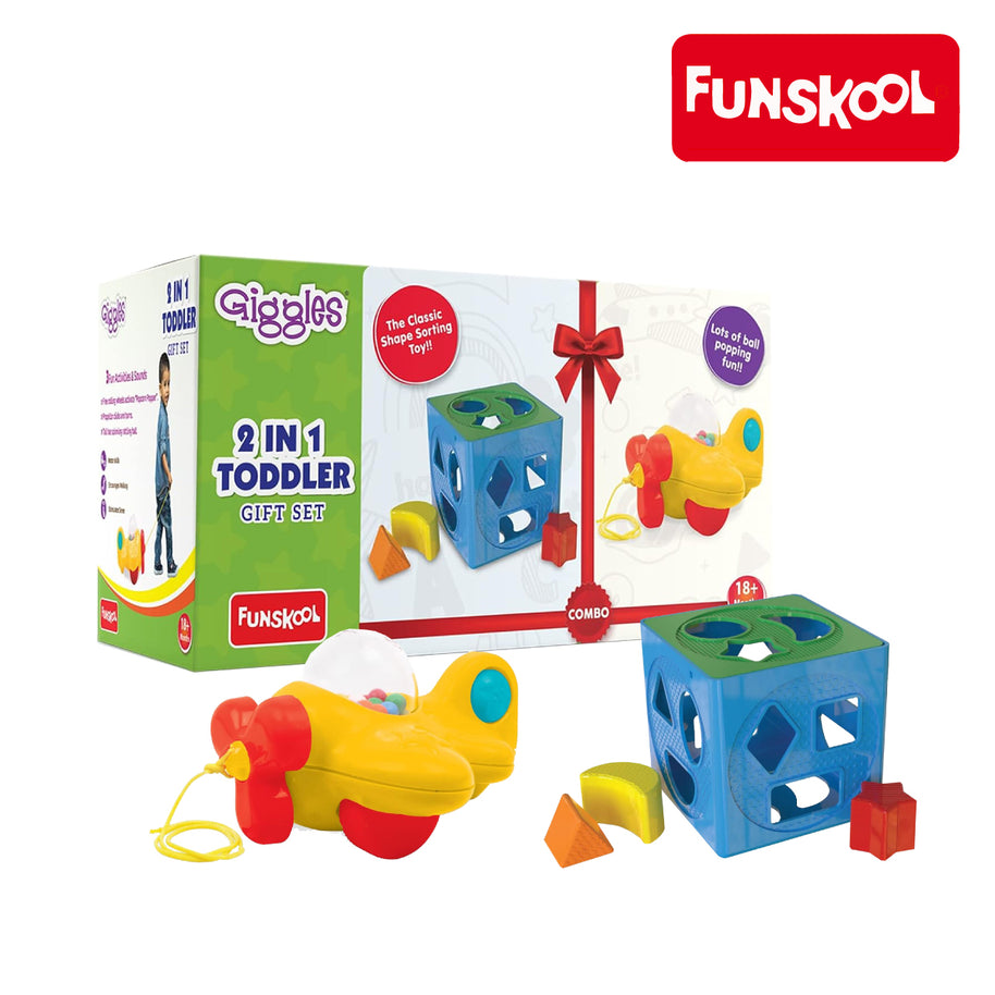 Funskool 2 IN 1 Toddler Gift Set, Ages 18m+