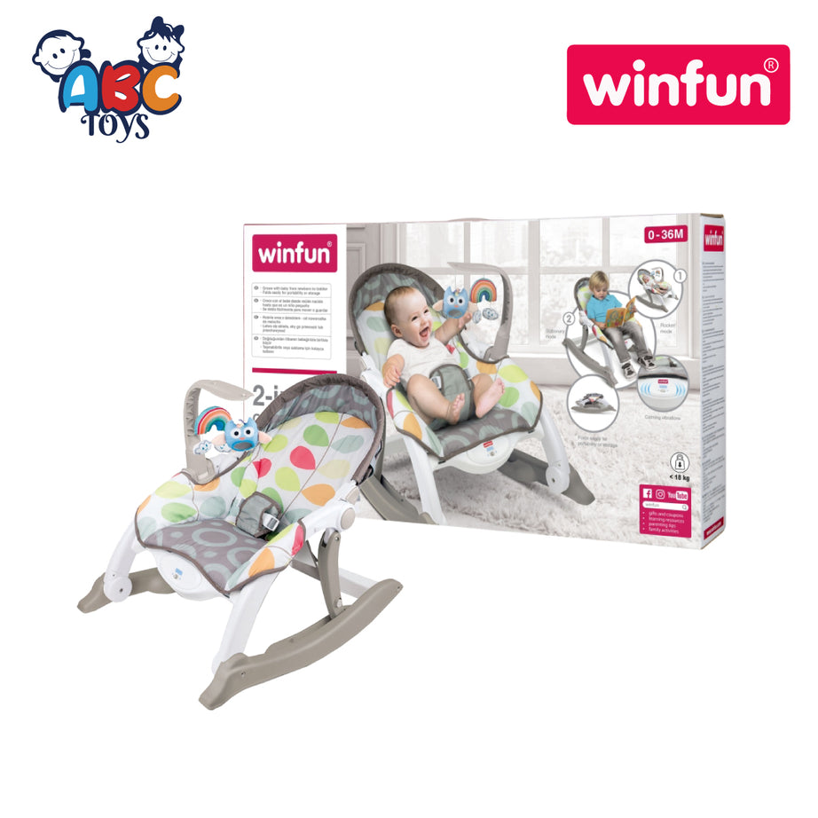 Winfun 2In1 Rocking Chair B/O 36M+ (DAMAGED BOX)
