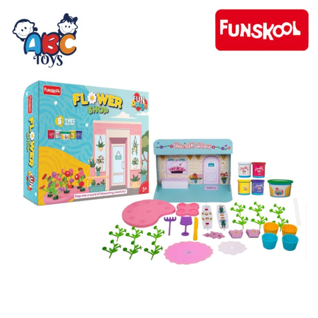 Funskool 2207800 Fundough Flower Shop, Age 3+ (Damage Box)