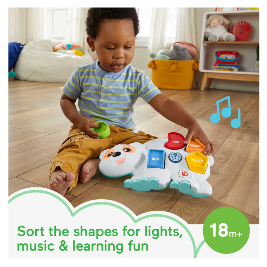 Fisher Price HFT75 Linkimals Puzzlin' Shapes Polar Bear, Ages 18m+