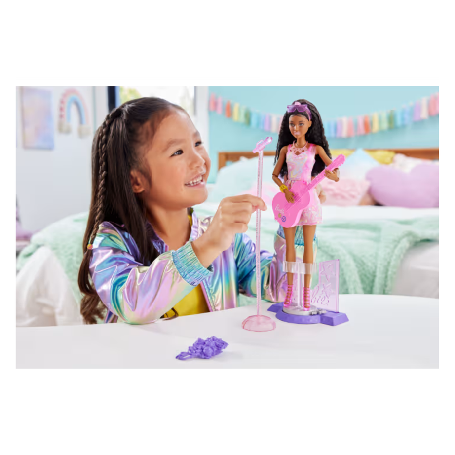 Barbie HRG43 65th Anniversary Careers Pop Star Doll & 10 Accessories, Ages 3+ (HRG41)