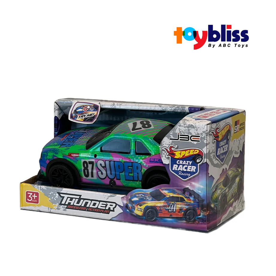 Toybliss JBE 1:20 Thunder Racing Car B/0 (JU688-25), Ages 3+ (F40) (Damage Box)