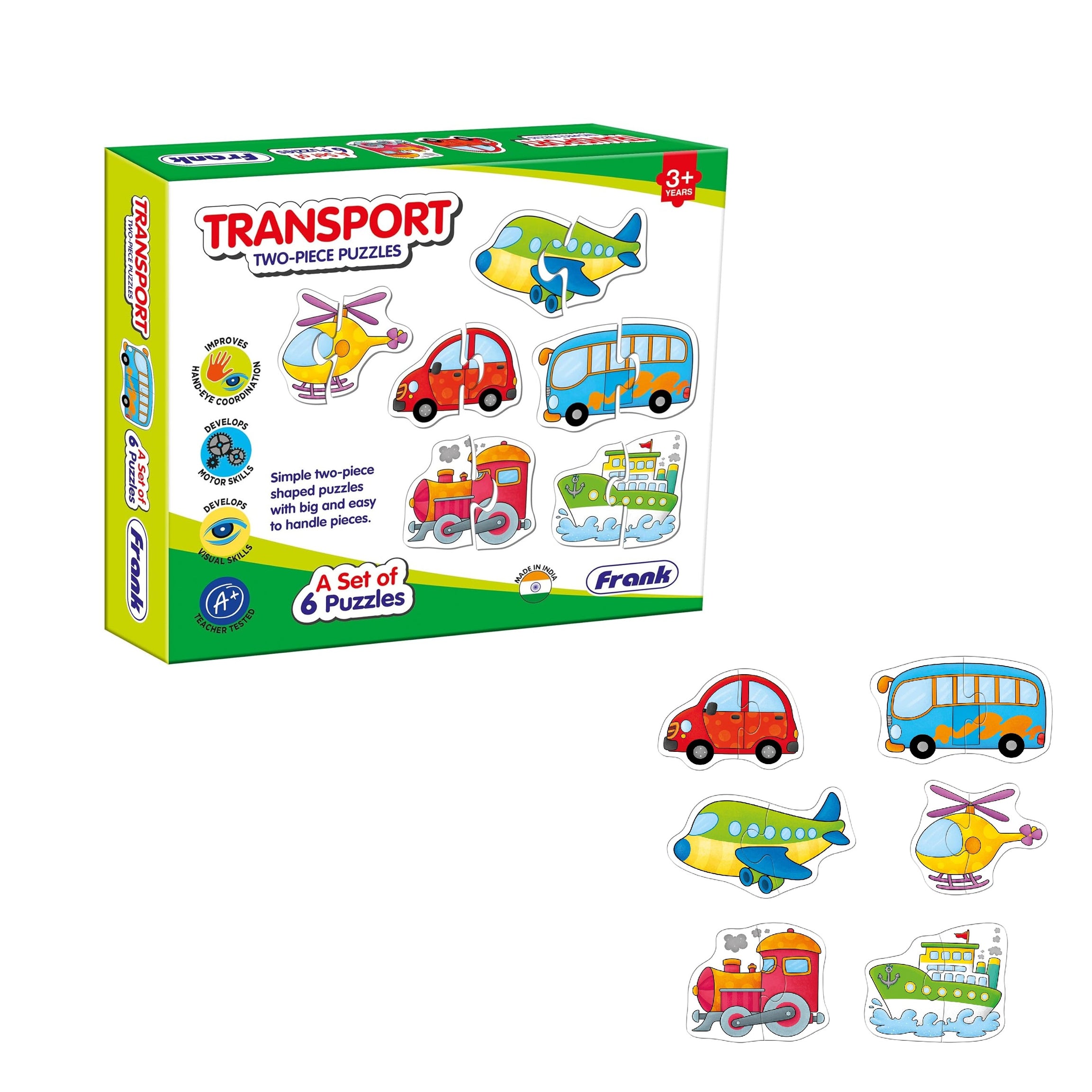 Frank 33807 Transport Set of 6 Puzzle
