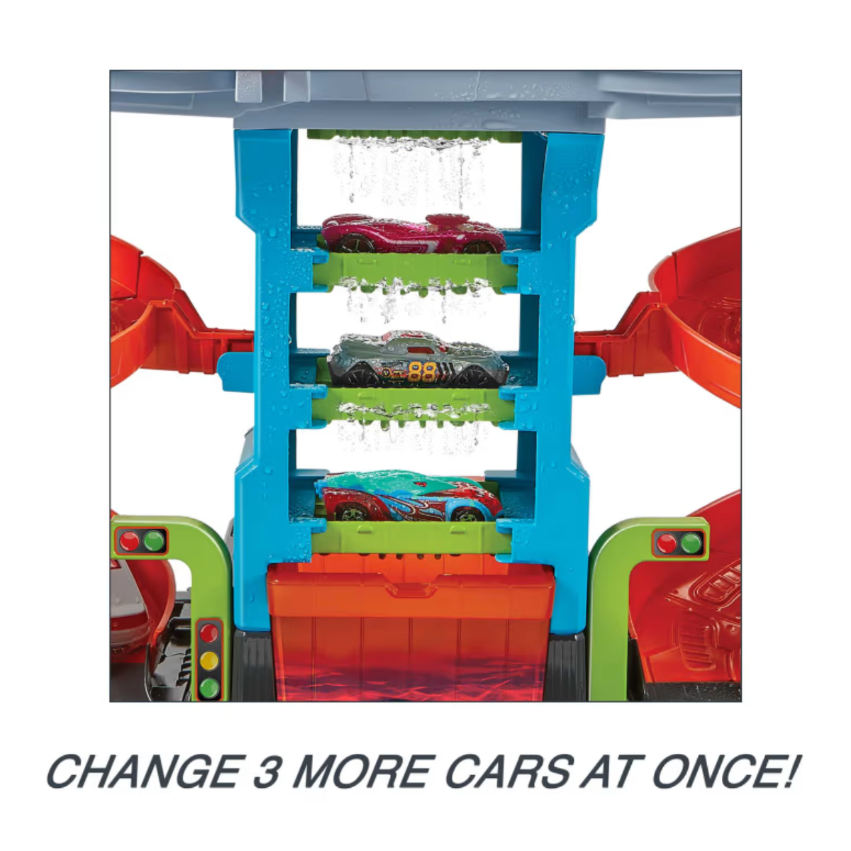 Hot Wheels HDP05 City MEGA Tower Car Wash With 1 Color Shifters Car, Ages 4+