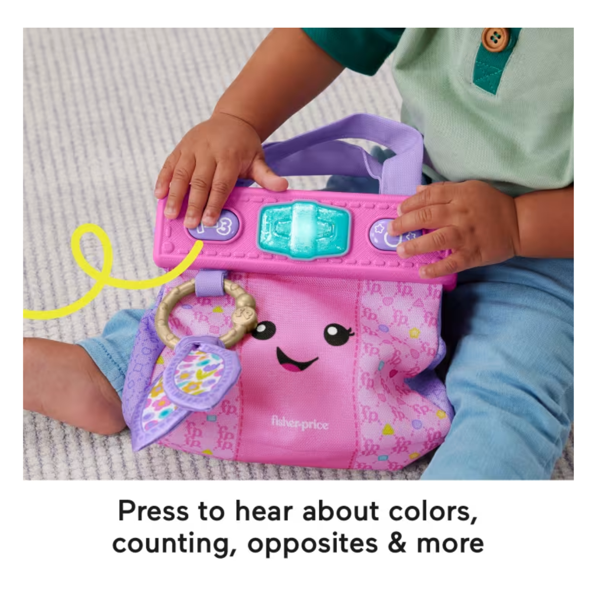 Fisher Price HTW89 Laugh & Learn Going Places Learning Purse, Ages 6m - 36m