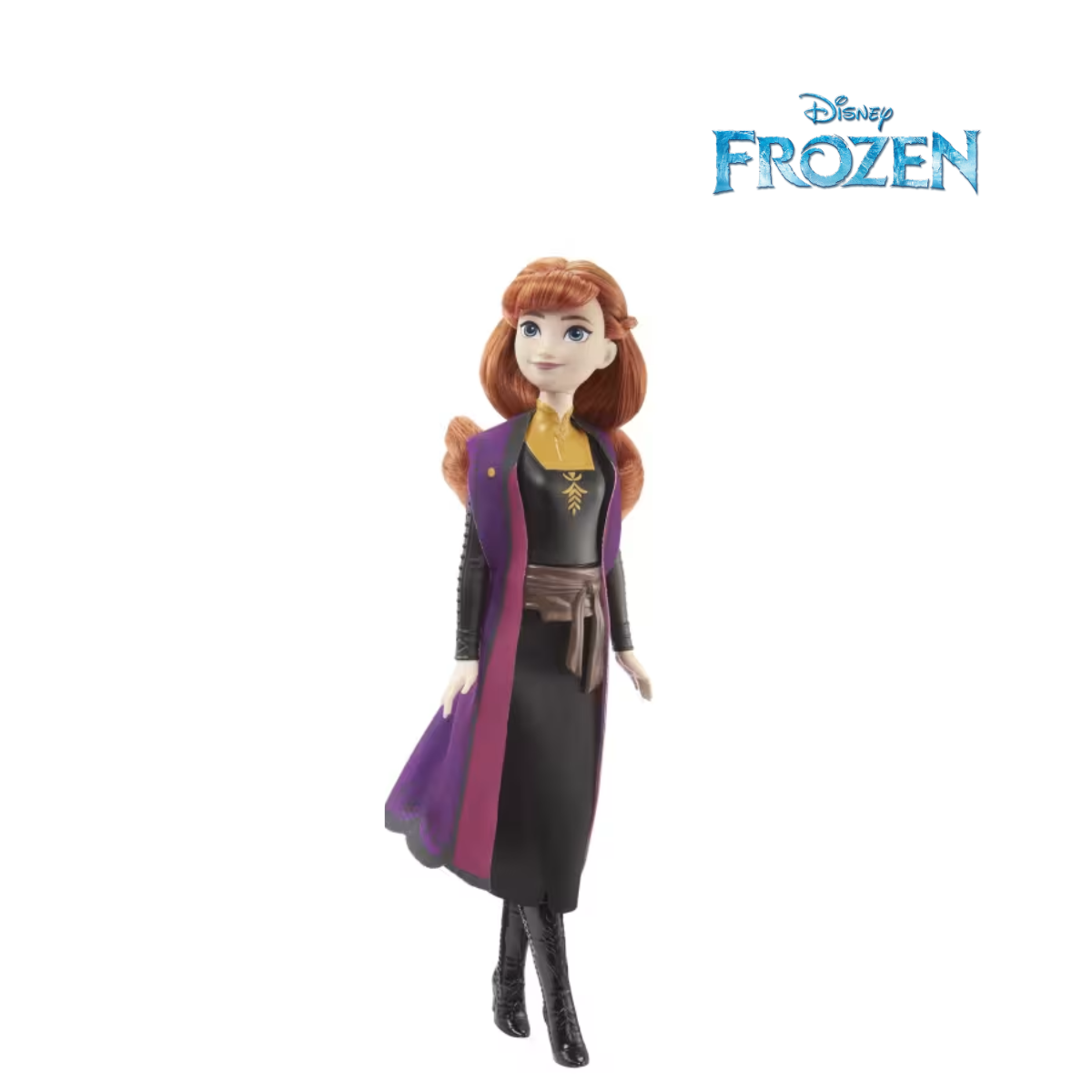 Disney Frozen HLW50 Anna Fashion Doll And Accessory, Ages 3+ (HLW46)