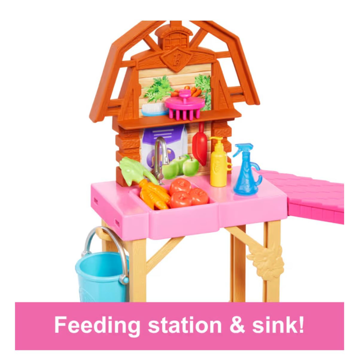 Barbie Mysteries HXJ40 The Great Horse Chase Stable Playset with 10+ Accessories, Ages 3+