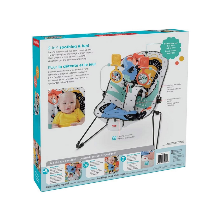Fisher Price GDP59 Deluxe Bouncer, Ages 0m+