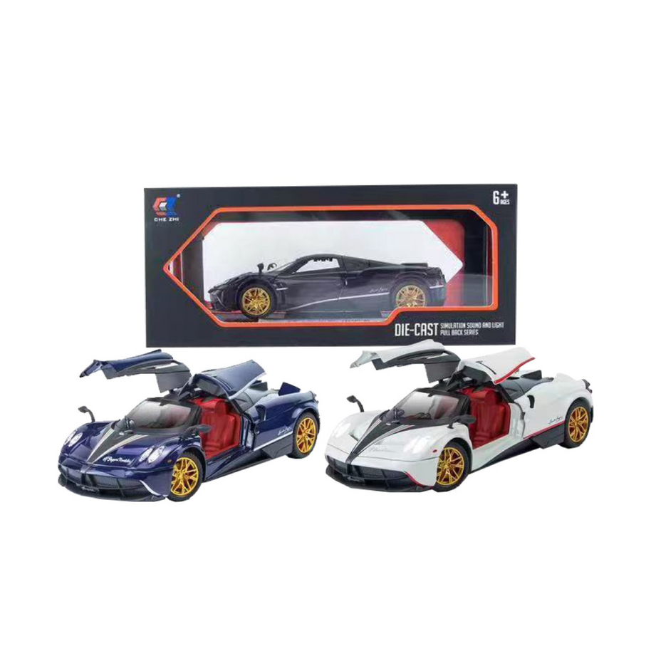 Toybliss Diecast 1:24 Pagani Model Car with Atomizer (CZ145BD), Ages 6+