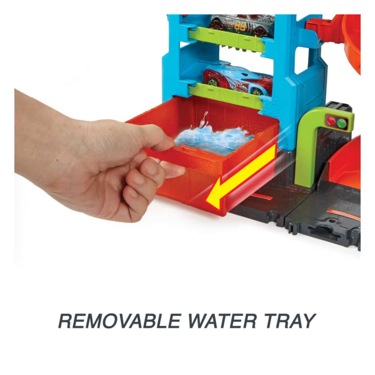 Hot Wheels HDP05 City MEGA Tower Car Wash With 1 Color Shifters Car, Ages 4+