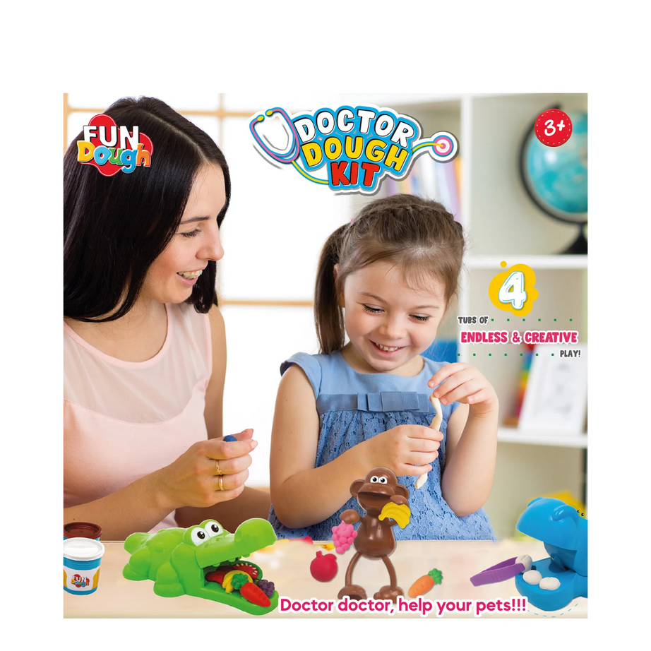FUNSKOOL Fundough Doctor Dough Set, Ages 3+