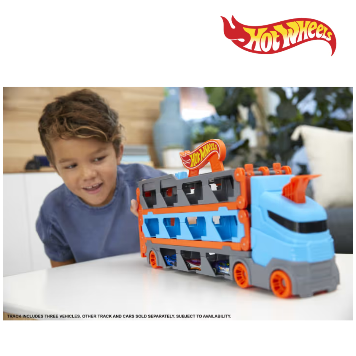 Hot Wheels GVG37 Speedway Hauler, Ages 4+