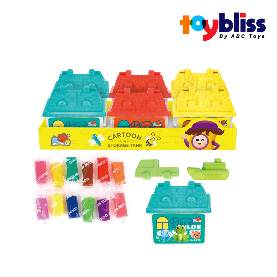 Toybliss Color Mud House Set DIY (5838-205), Ages 3+