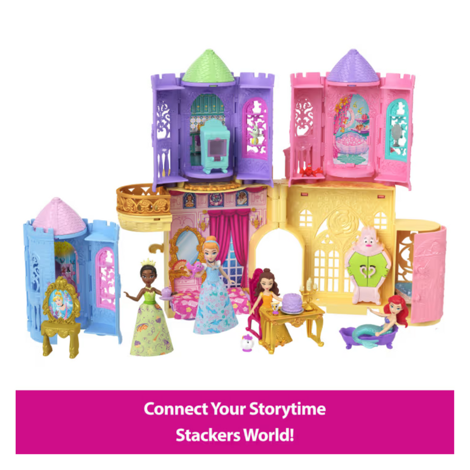 Disney Princess JBL39 Tower Surprise Small Dolls & Stacking Playsets, Ages 3+