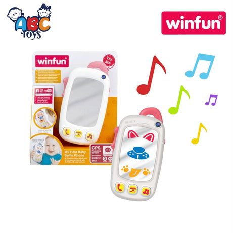 Winfun Selfie Phone Pink B/O 9M+ (Damage Box)
